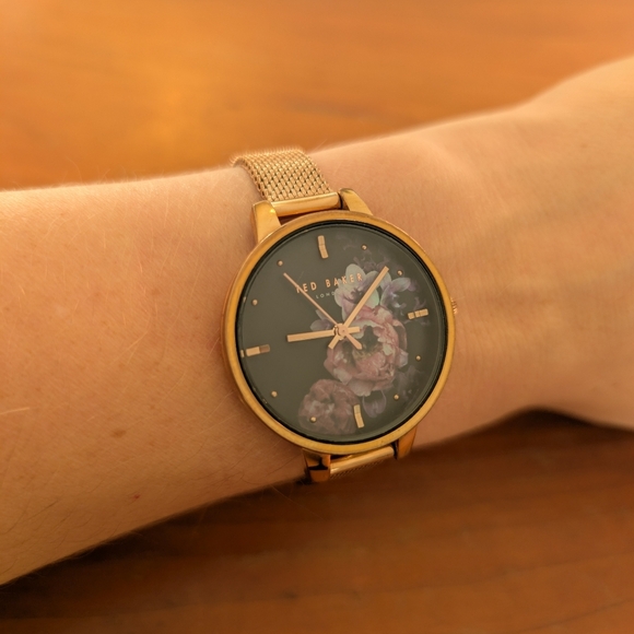 Ted Baker Kate Floral Watch Rose Gold - Picture 12 of 13
